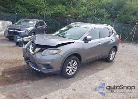 2016 Nissan Rogue Sv из США, поврежденный, VIN KNMAT2MV5GP638730